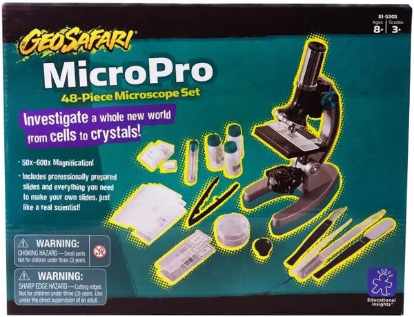 Set pentru copii Learning Resources - Microscop Geosafari