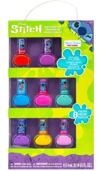 Set pentru copii oje Disney - Stitch, 8 buc.