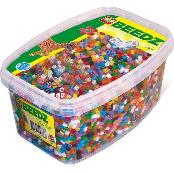 Set pentru creatii margele de calcat Beedz 12000 bucati