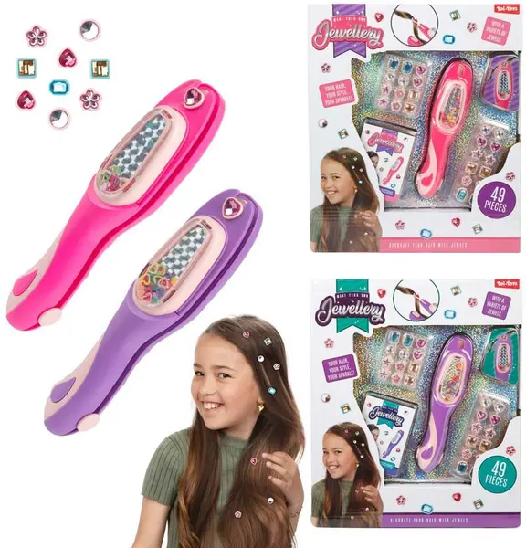 Set pentru decorarea părului ToiToys - 49 piese, sortiment