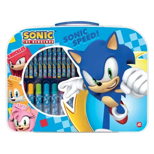 Set pentru desen As Art Gentuta Sonic The Hedgehog
