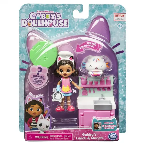 Set pentru gatit pranzul Gabbys Dollhouse,+4 ani