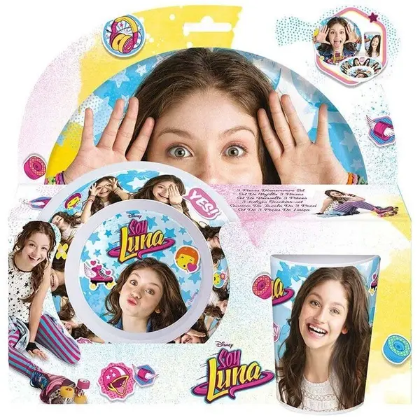 Set pentru hrănire copii Disney - Soy Luna, 3 piese