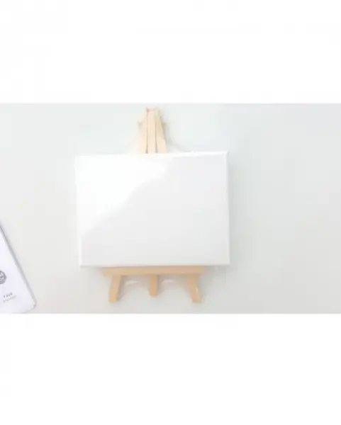 Set pentru pictura sevalet lemn +panza canva,12x16 cm