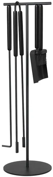 Set pentru semineu Blomus - Ashi, 5 părți, negru