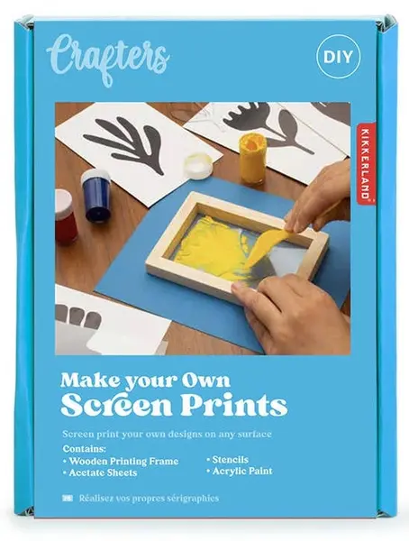 Set pentru serigrafie Kikkerland Crafters