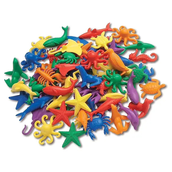 Set pentru sortat, 84 de Animale acvatice, Edx Education multicolor