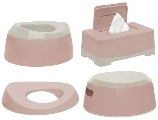 Set pentru toaletă Luma - roz