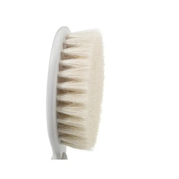 Set perie din peri naturali si pieptene Jane bej