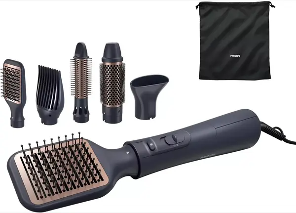 Set Philips - Air Styler 5000 BHA530/00, negru