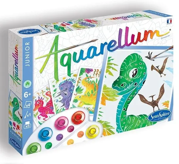 Set pictura - Aquarellum Junior Dinozauri - Sentosphere