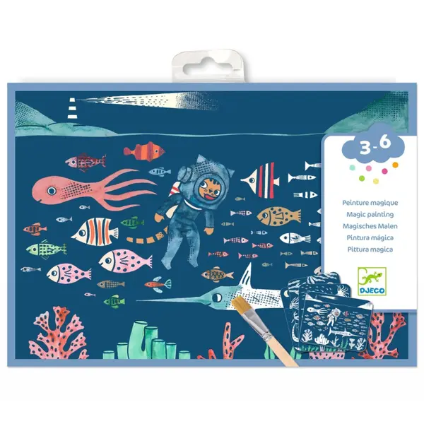 Set pictura cu apa In ocean, Djeco