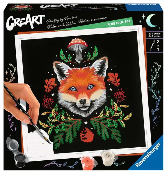 Set pictură după numere Ravensburger CreArt - Vulpe