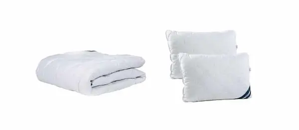 Set pilota de iarna Bumbac Pur Somnart pilota groasa 200x220 cm + 2 perne 50x70 cm