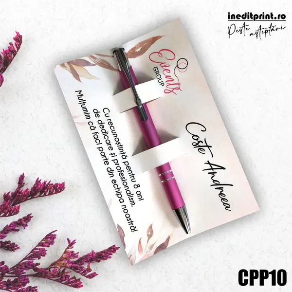 Set Pix + Cartonas personalizat Logo CPP10