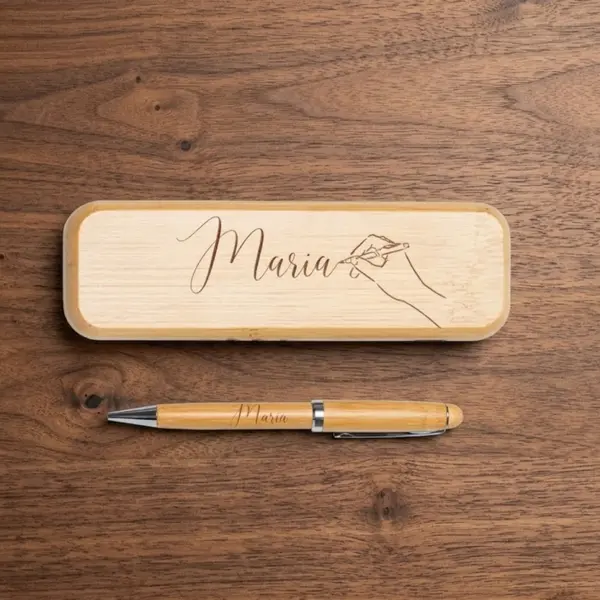 Set pix in cutie din lemn personalizata - Callem