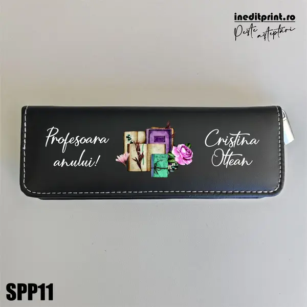 Set pixuri in cutie personalizata - profesori, Set 2 Pixuri Okonel-Negru SPP11 Set 2 pixuri + penar Niveum-Negru