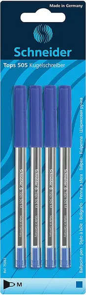 Set pixuri Schneider Tops 505 - Albastru, M, 4 buc