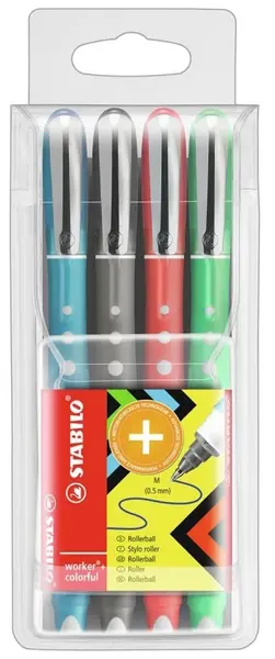 Set pixuri Stabilo Worker+ - 4 culori
