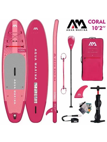 Set placa gonflabila SUP Coral Pink 10 2