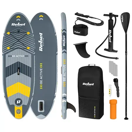 Set placa gonflabila SUP REBEL ACTIVE PADDLE RBA-4511, 244 x 76 x 10 cm