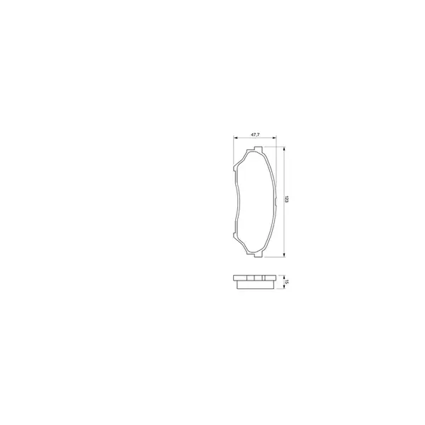 Set placute frana disc BOSCH 0 986 424 713