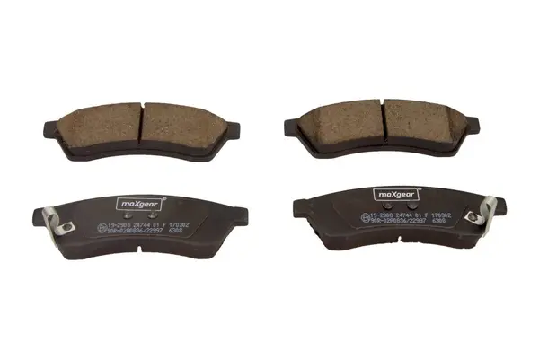 Set placute frana disc MAXGEAR 19-2908