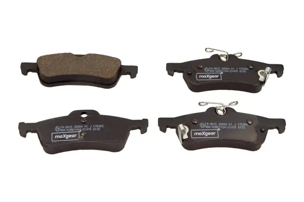 Set placute frana disc MAXGEAR 19-3015