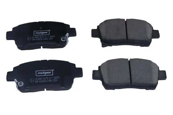 Set placute frana disc MAXGEAR 19-3648