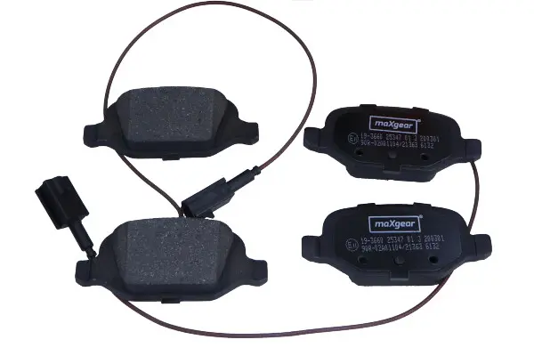 Set placute frana disc MAXGEAR 19-3660