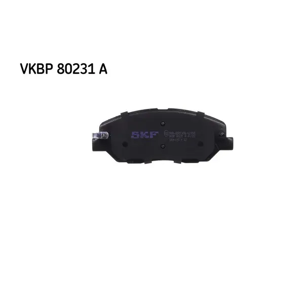 Set placute frana disc SKF VKBP 80231 A