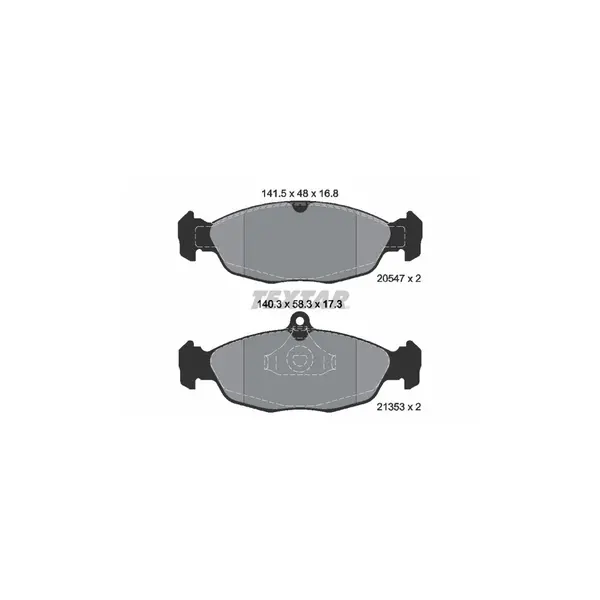 Set placute frana disc TEXTAR 2054701