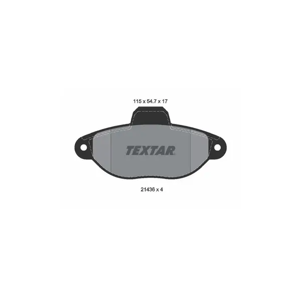 Set placute frana disc TEXTAR 2143602