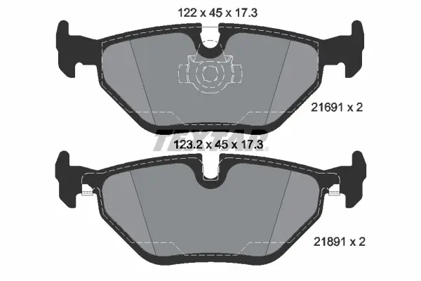 Set placute frana disc TEXTAR 2169103