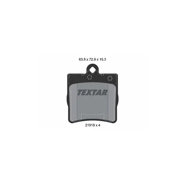 Set placute frana disc TEXTAR 2191901