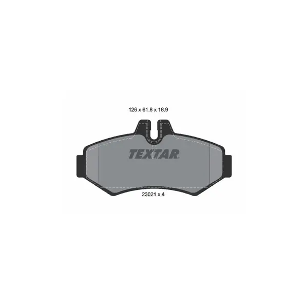 Set placute frana disc TEXTAR 2302101