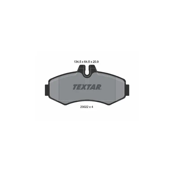 Set placute frana disc TEXTAR 2302201