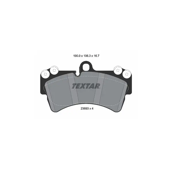 Set placute frana disc TEXTAR 2369302