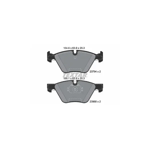 Set placute frana disc TEXTAR 2379401