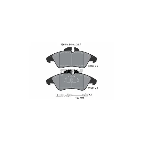 Set placute frana disc TEXTAR 2399002
