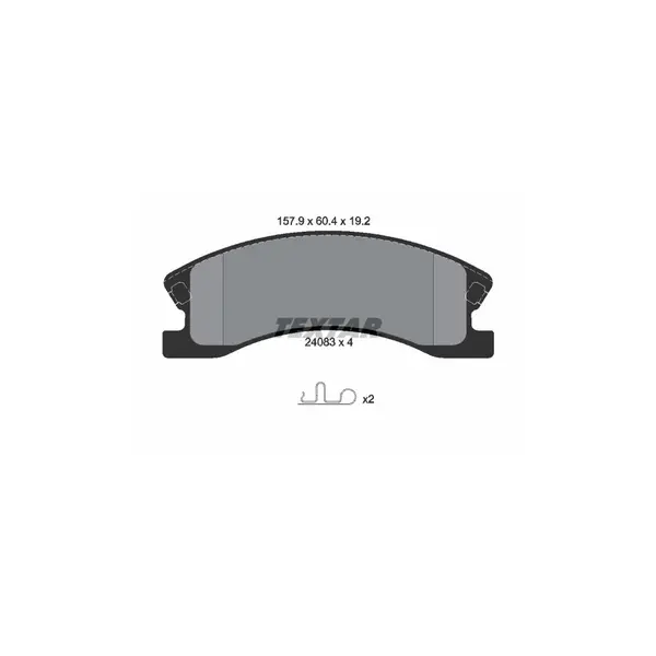 Set placute frana disc TEXTAR 2408301
