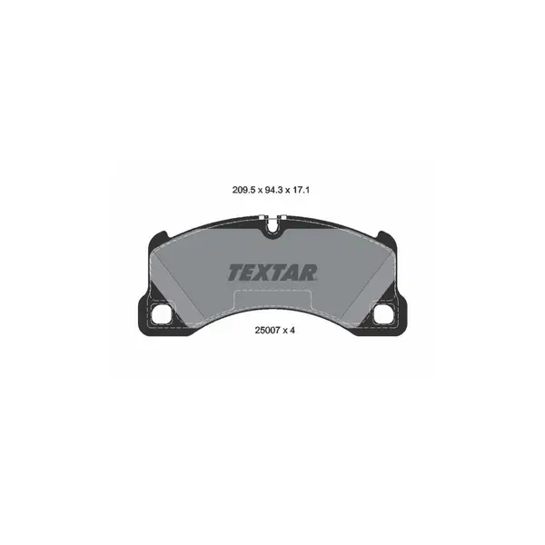Set placute frana disc TEXTAR 2500701