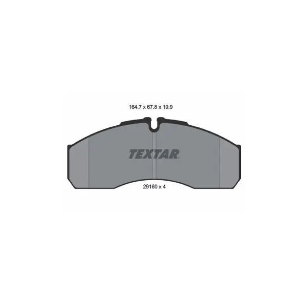 Set placute frana disc TEXTAR 2916002