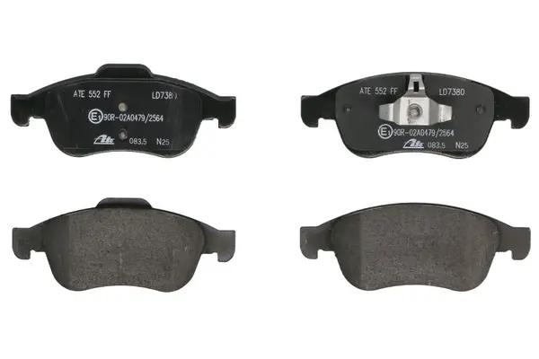 Set placute frana fata ATE 13.0470-7380.2 Dacia, Renault, Nissan