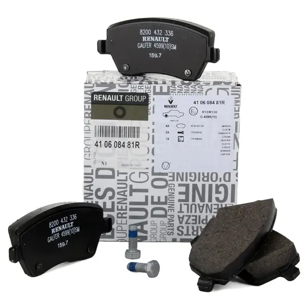 Set Placute Frana Fata Oe Renault Megane 4 2015 410608481R