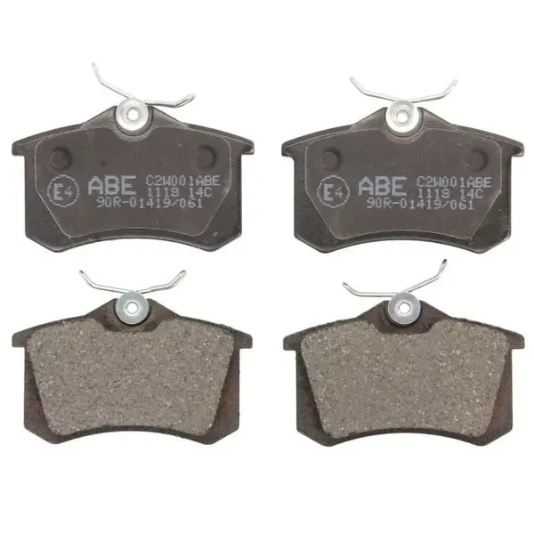 Set Placute Frana Spate Abe Renault Clio 3 2005-2012 C2W001ABE