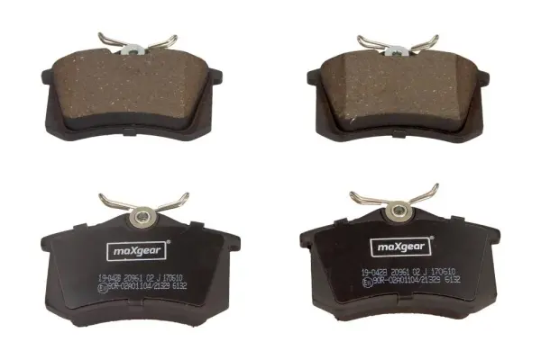 Set placute frana spate MAXGEAR 19-0428 Audi, VW, Skoda, Seat, Ford, Renault, Peugeot
