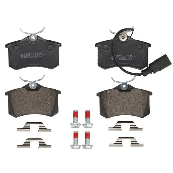 Set Placute Frana Spate Qwp Skoda Rapid 2012 WBP351