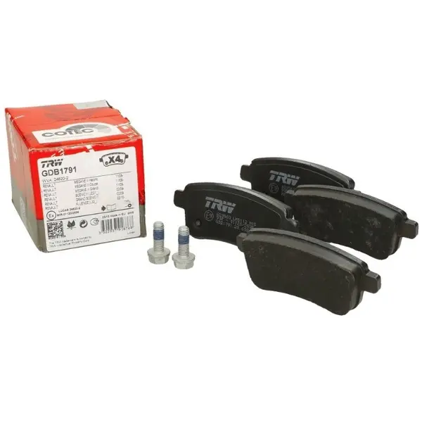 Set Placute Frana Spate Trw Renault Megane 3 2008 GDB1791