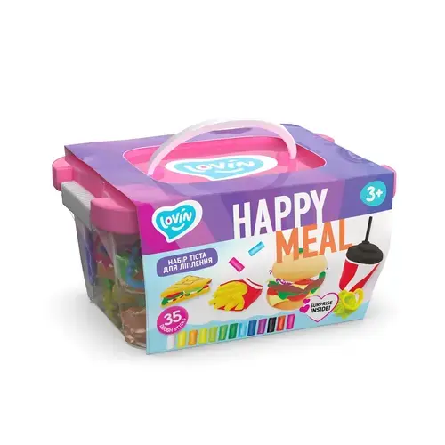 Set plastilina 100% ECO Lovin'Do Happy Meal Box